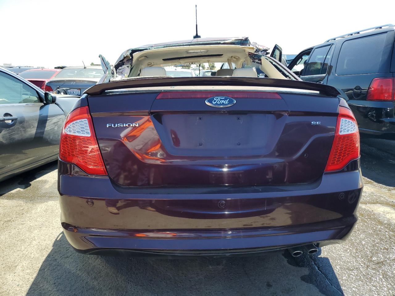 2012 Ford Fusion Se VIN: 3FAHP0HAXCR445013 Lot: 61081934
