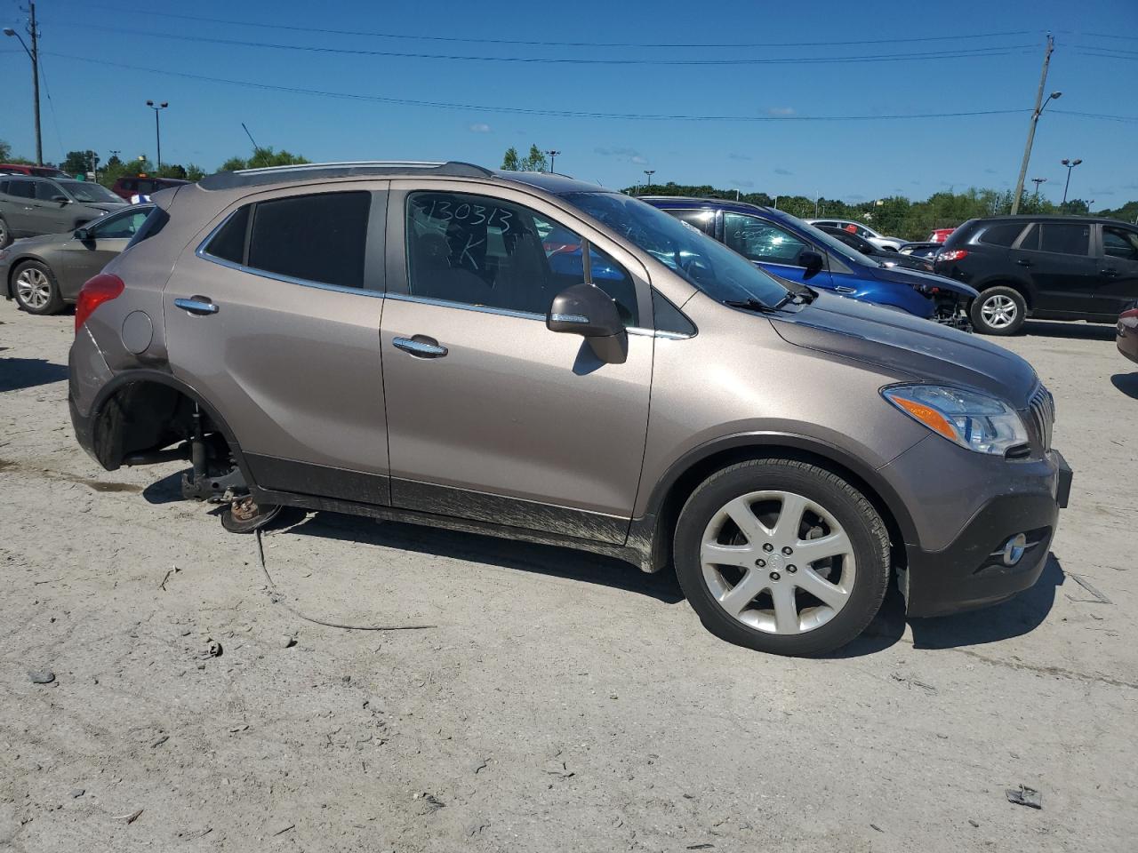 2015 BUICK ENCORE with REAR END damage, VIN KL4CJCSB9FB130313