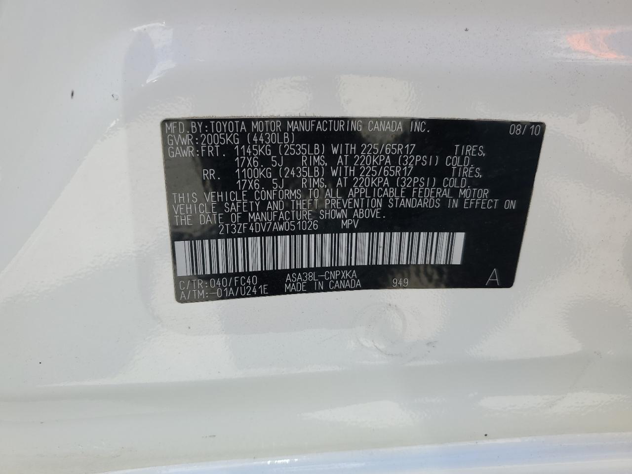 2010 Toyota RAV 4 - Image 12