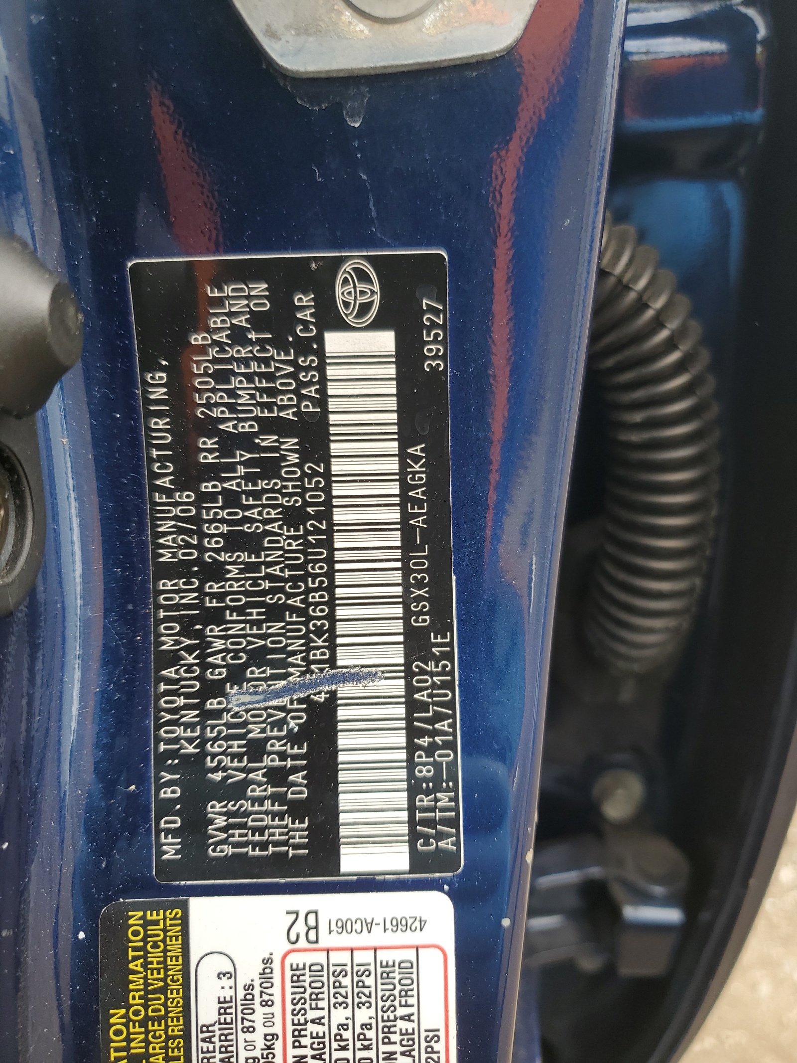 4T1BK36B56U121052 2006 Toyota Avalon Xl