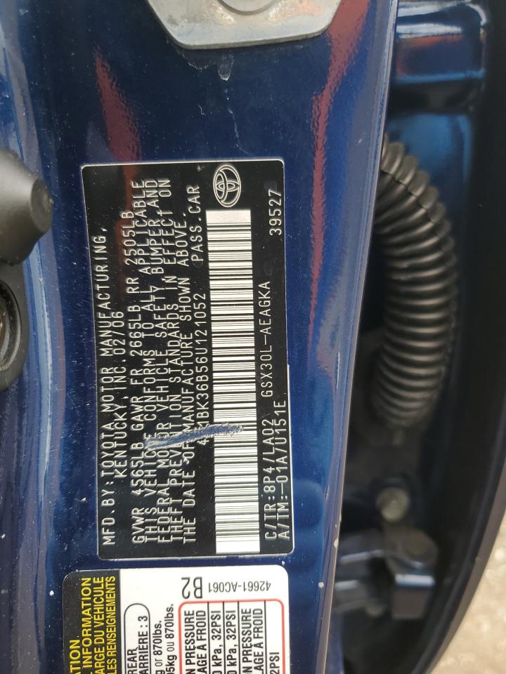 2006 Toyota Avalon Xl VIN: 4T1BK36B56U121052 Lot: 64799394