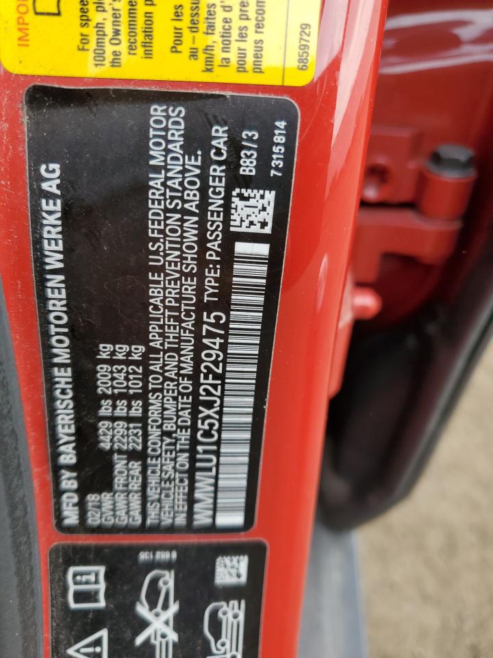 2018 Mini Cooper Clubman All4 VIN: WMWLU1C5XJ2F29475 Lot: 64215424