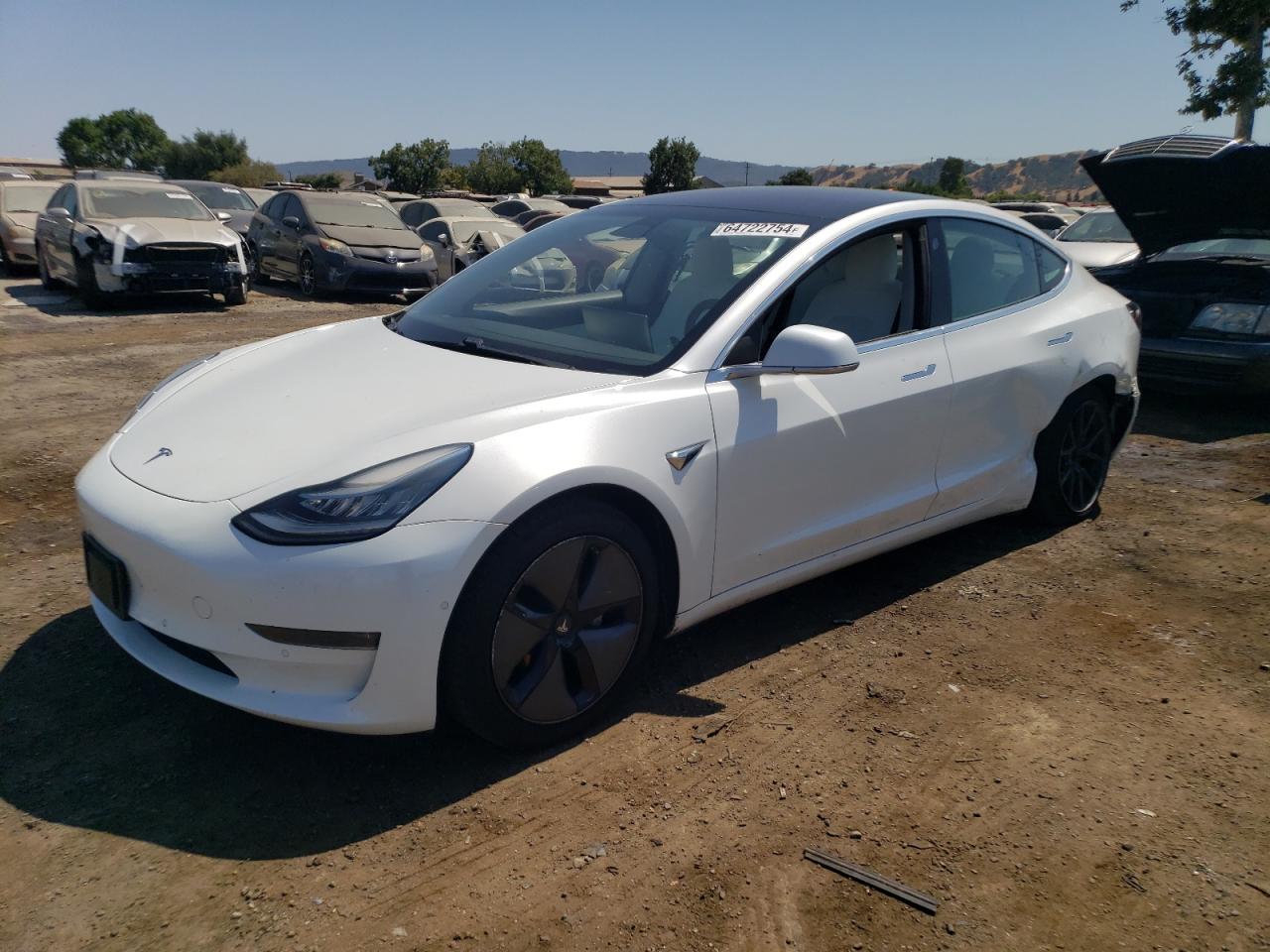 2018 Tesla Model 3 VIN: 5YJ3E1EA0JF155463 Lot: 64722754