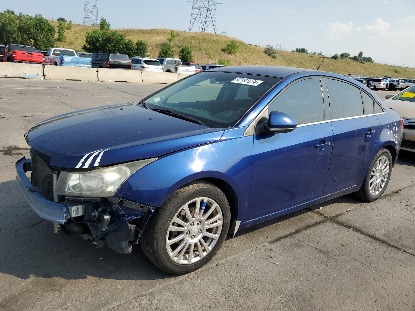 2012 Chevrolet Cruze Eco vin: 1G1PJ5SC8C7307789