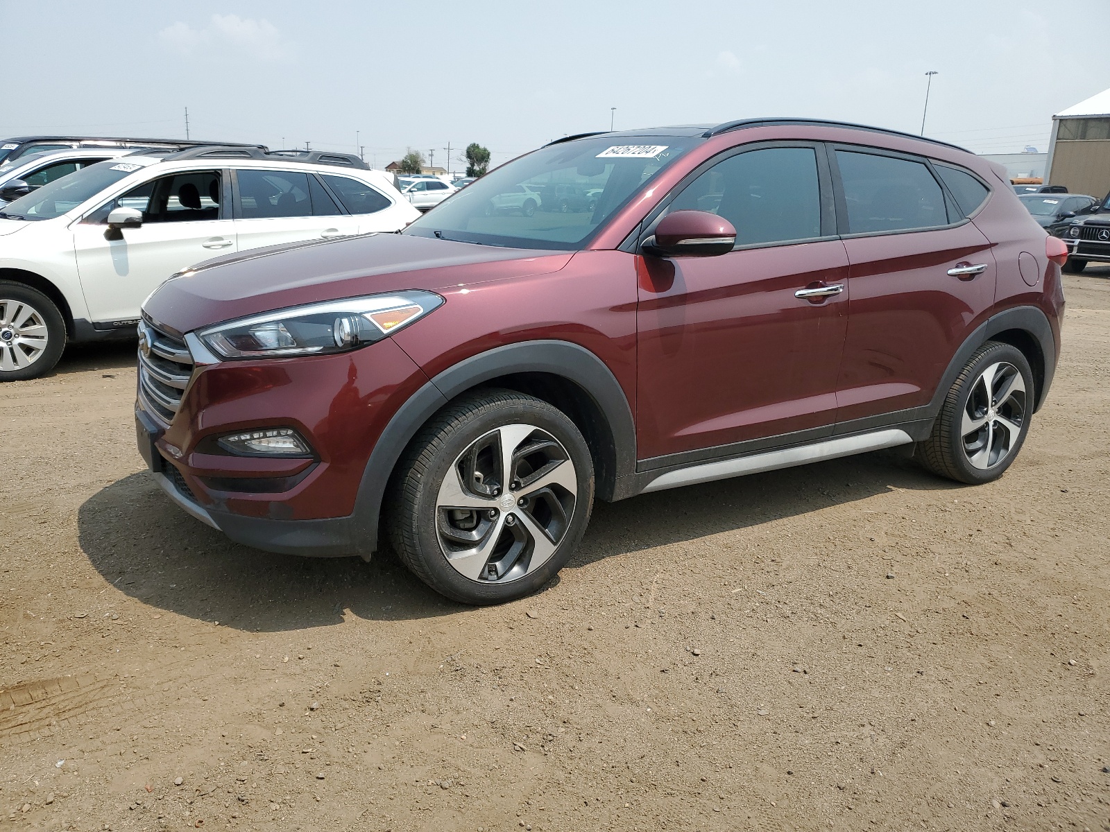 KM8J3CA26HU475164 2017 Hyundai Tucson Limited