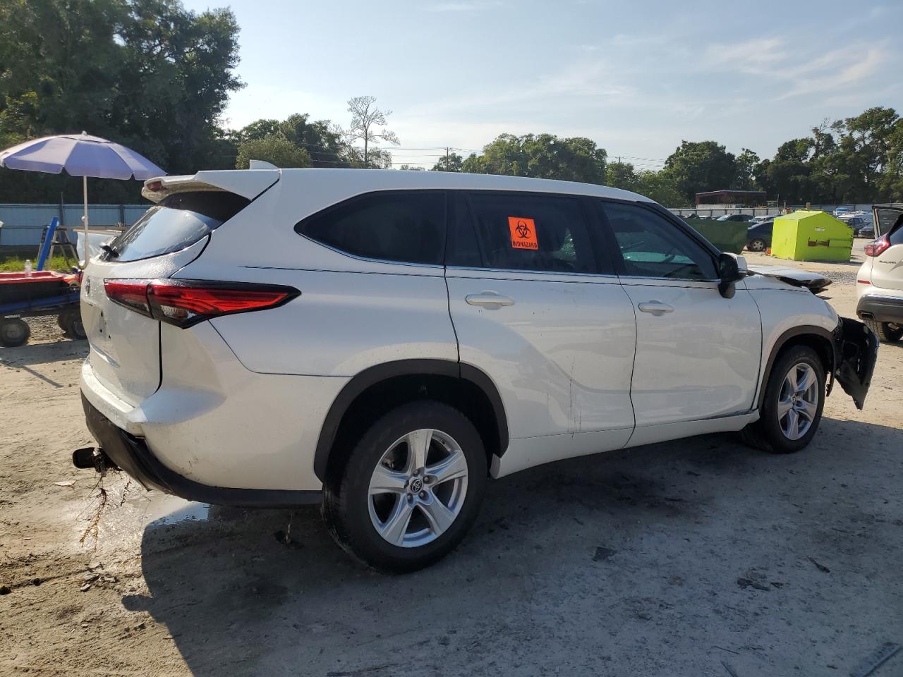 2021 Toyota Highlander L VIN: 5TDCZRAH1MS077961 Lot: 62248494
