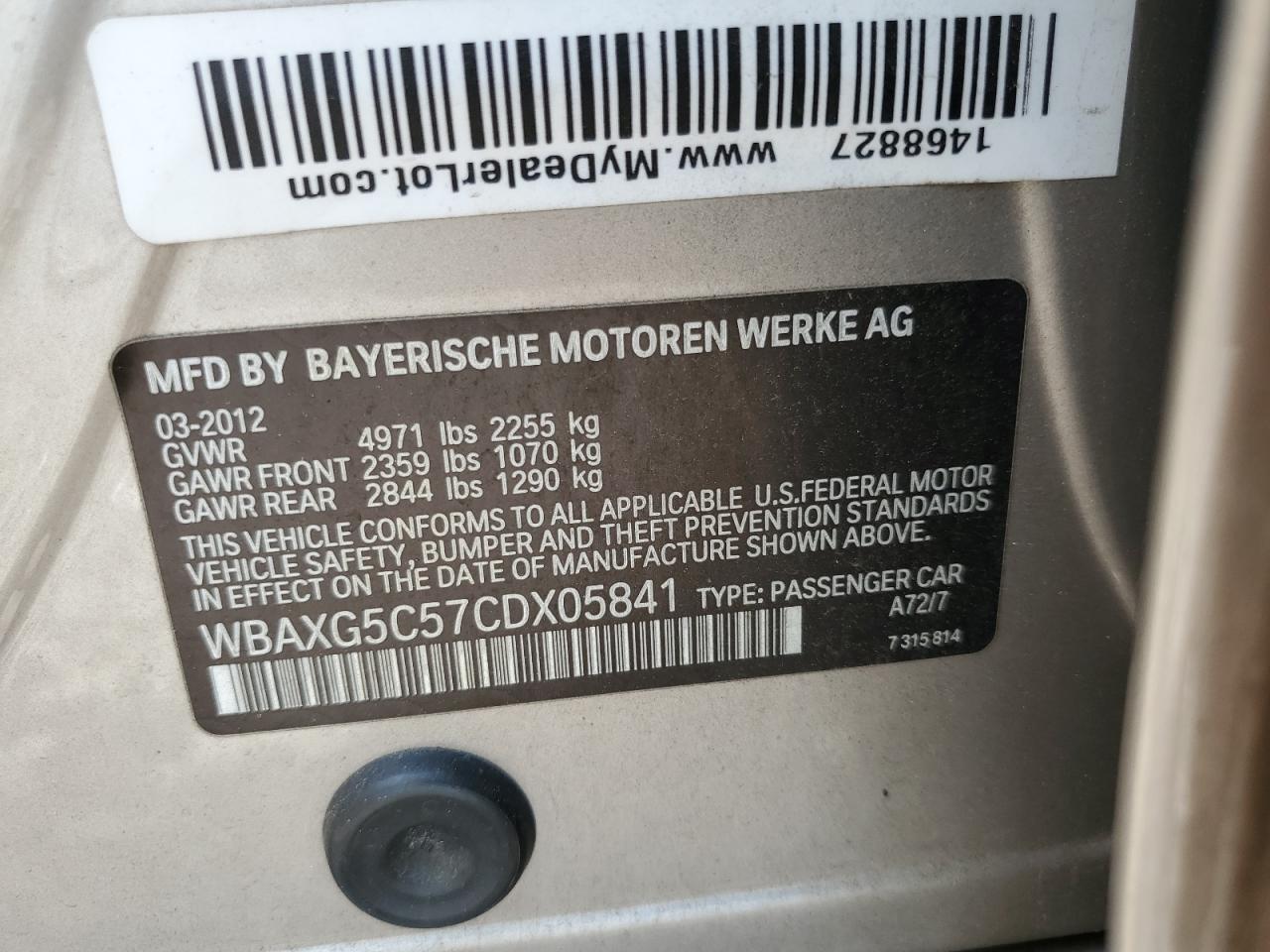 2012 BMW 5er - Image 13