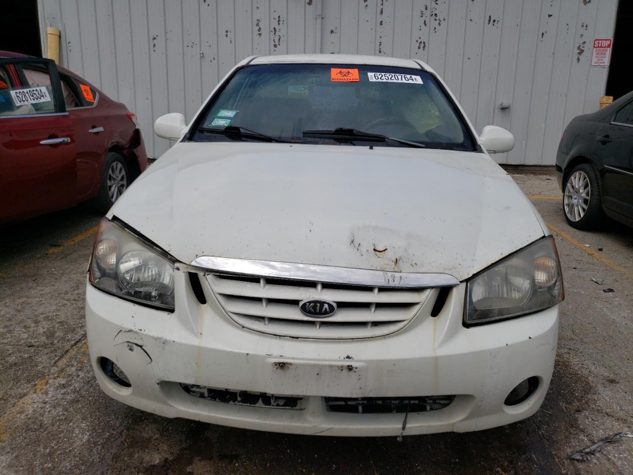 2005 Kia Spectra Lx VIN: KNAFE121155107332 Lot: 62520764