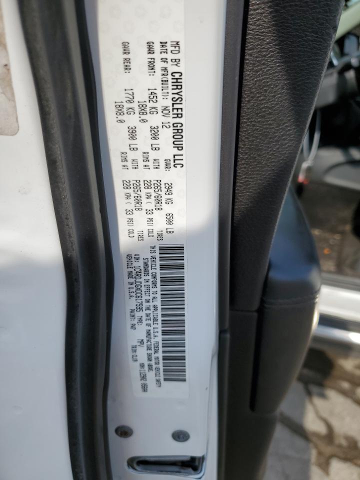 2013 Dodge Durango Crew VIN: 1C4RDJDGXDC617595 Lot: 63070164