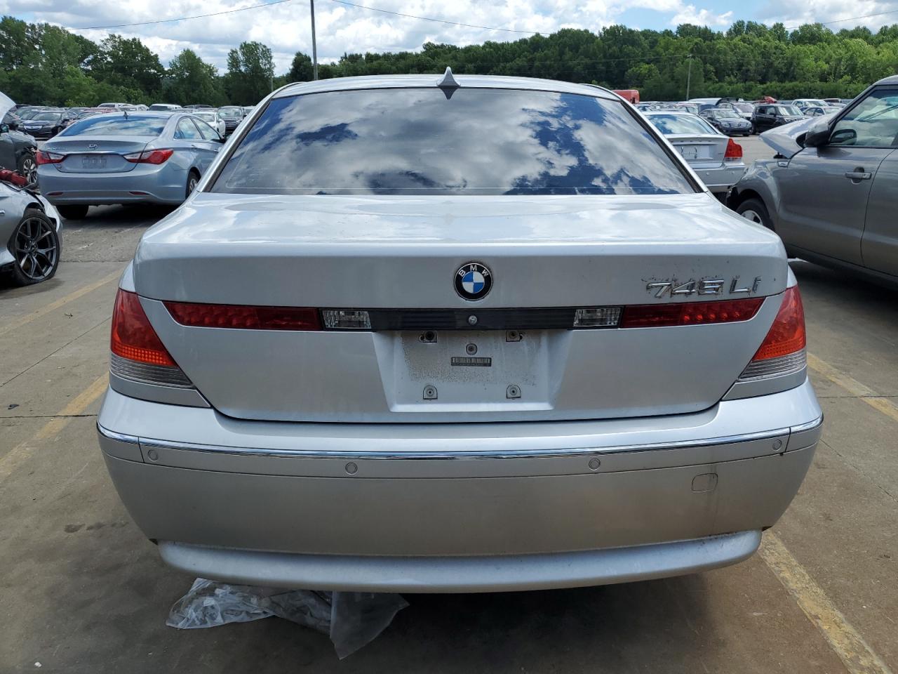 2004 BMW 745 Li VIN: WBAGN63534DS52153 Lot: 62473794