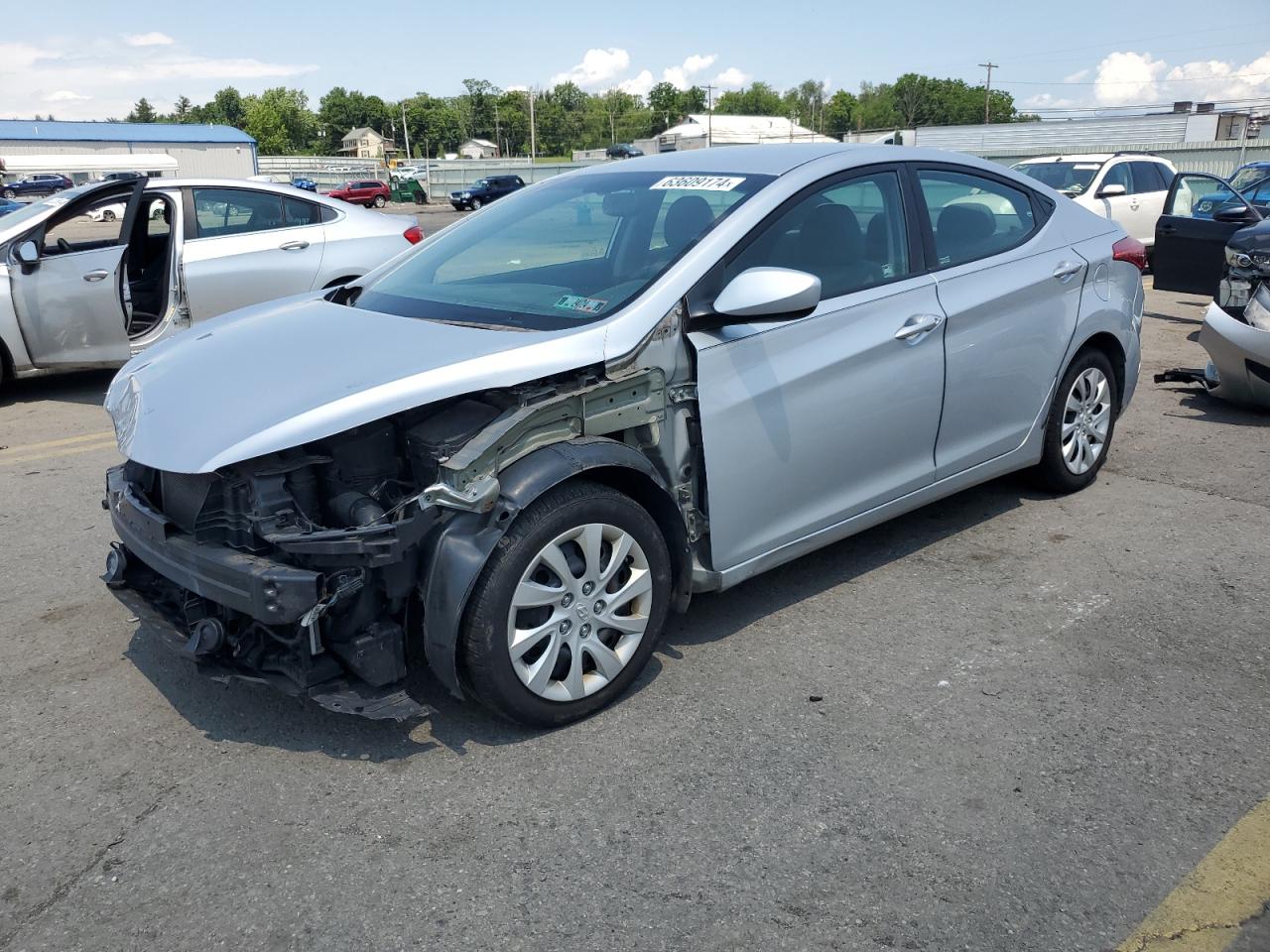 2013 Hyundai Elantra Gls VIN: 5NPDH4AEXDH207337 Lot: 63609174