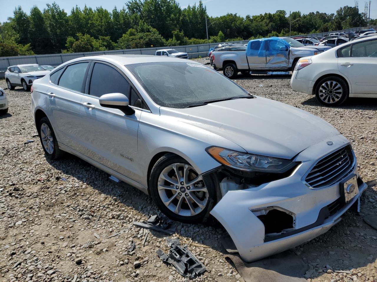 2019 Ford Fusion Se VIN: 3FA6P0LU3KR105550 Lot: 62594704