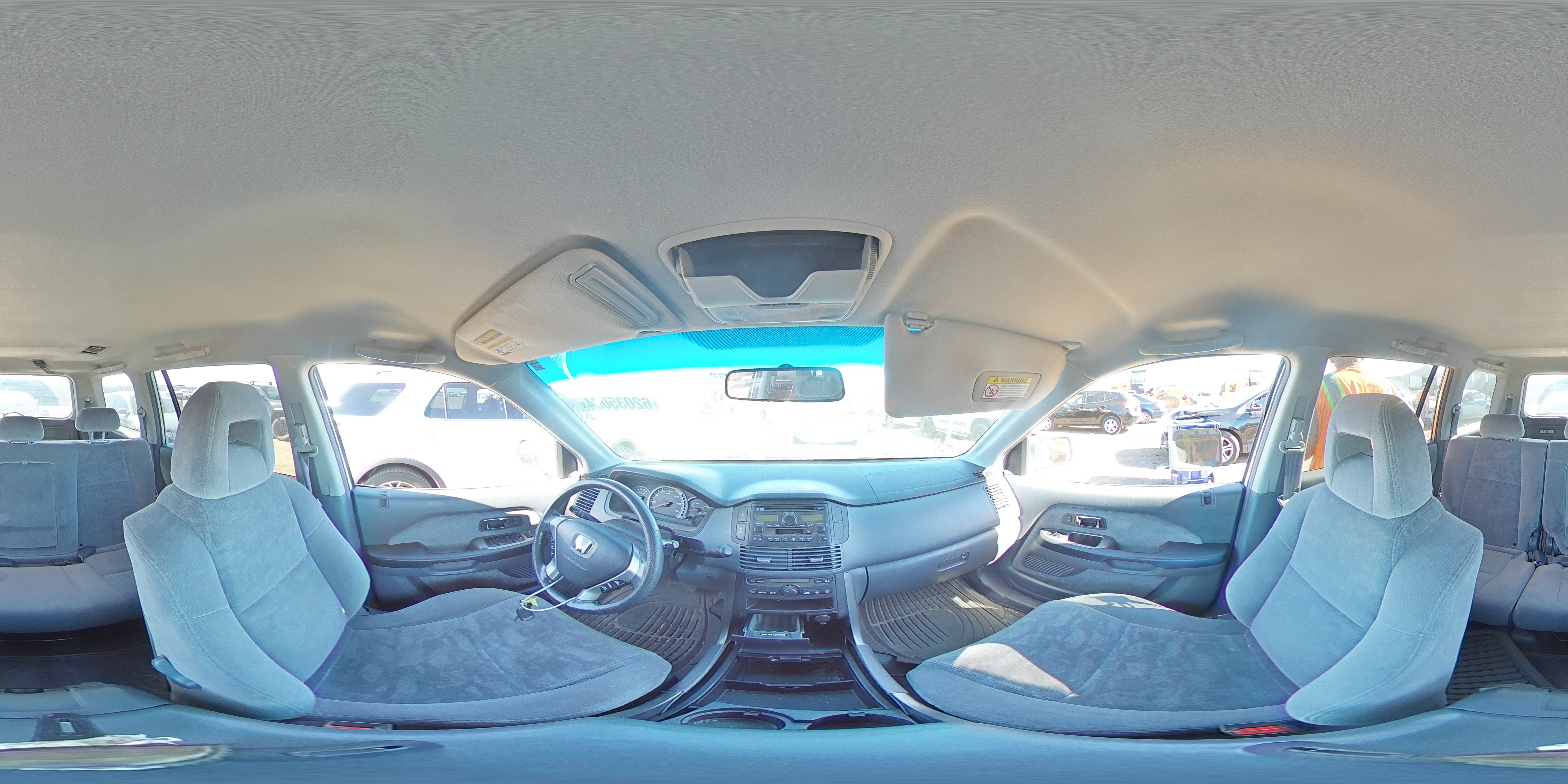 2003 Honda Pilot Ex VIN: 2HKYF18414H610481 Lot: 62035004