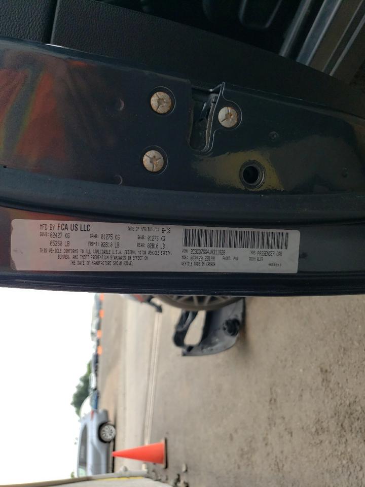 2018 Dodge Challenger Gt VIN: 2C3CDZGG4JH311828 Lot: 64277464