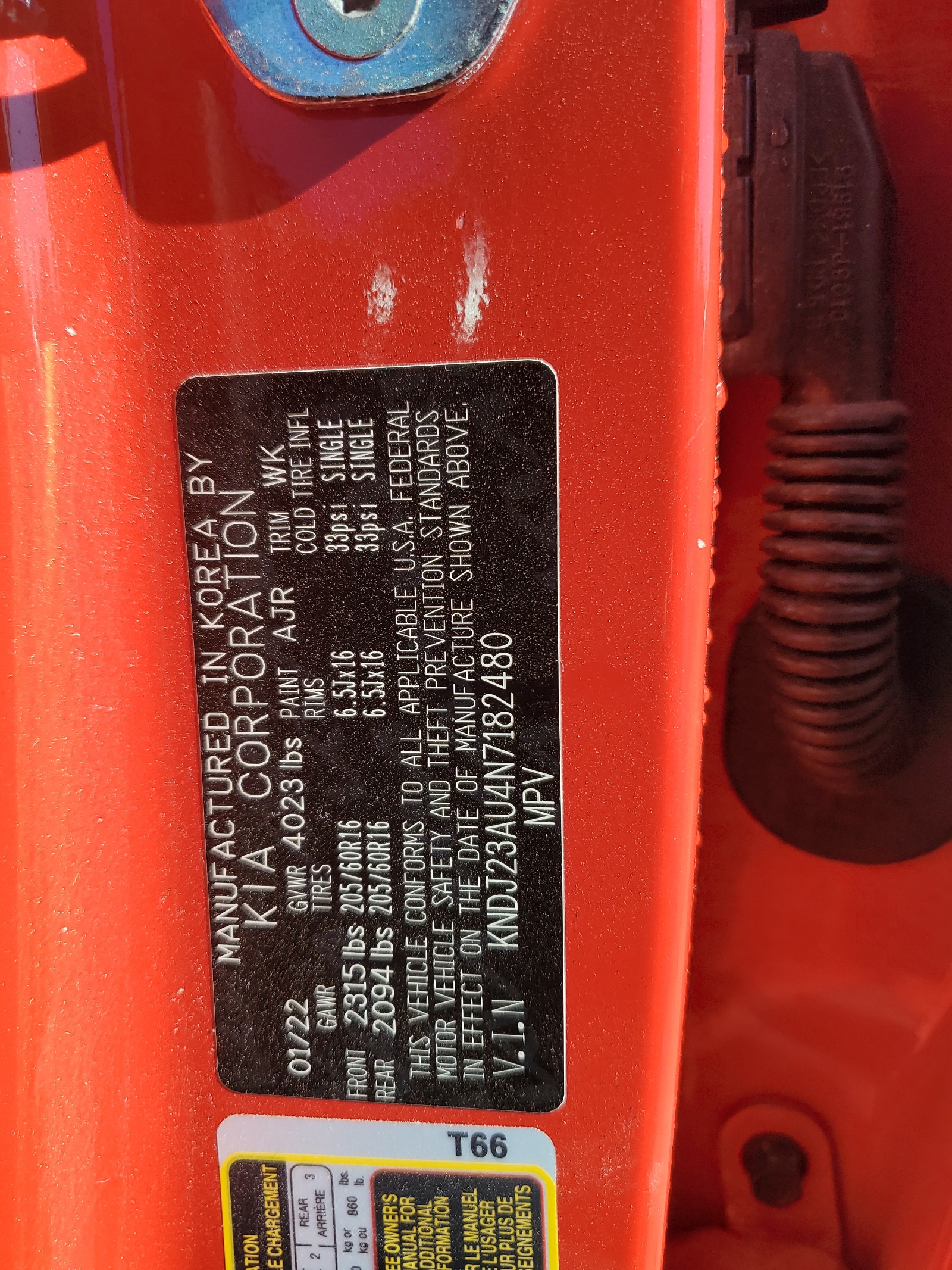 KNDJ23AU4N7182480 2022 Kia Soul Lx