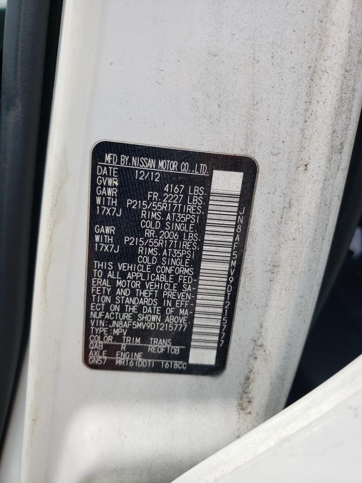 2013 Nissan Juke S VIN: JN8AF5MV9DT215777 Lot: 63409914