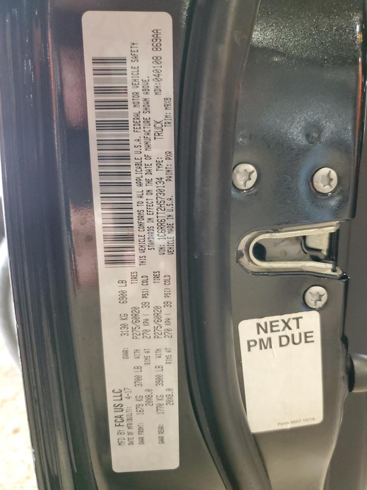 2017 Ram 1500 Slt VIN: 1C6RR6TT2HS730134 Lot: 64270084