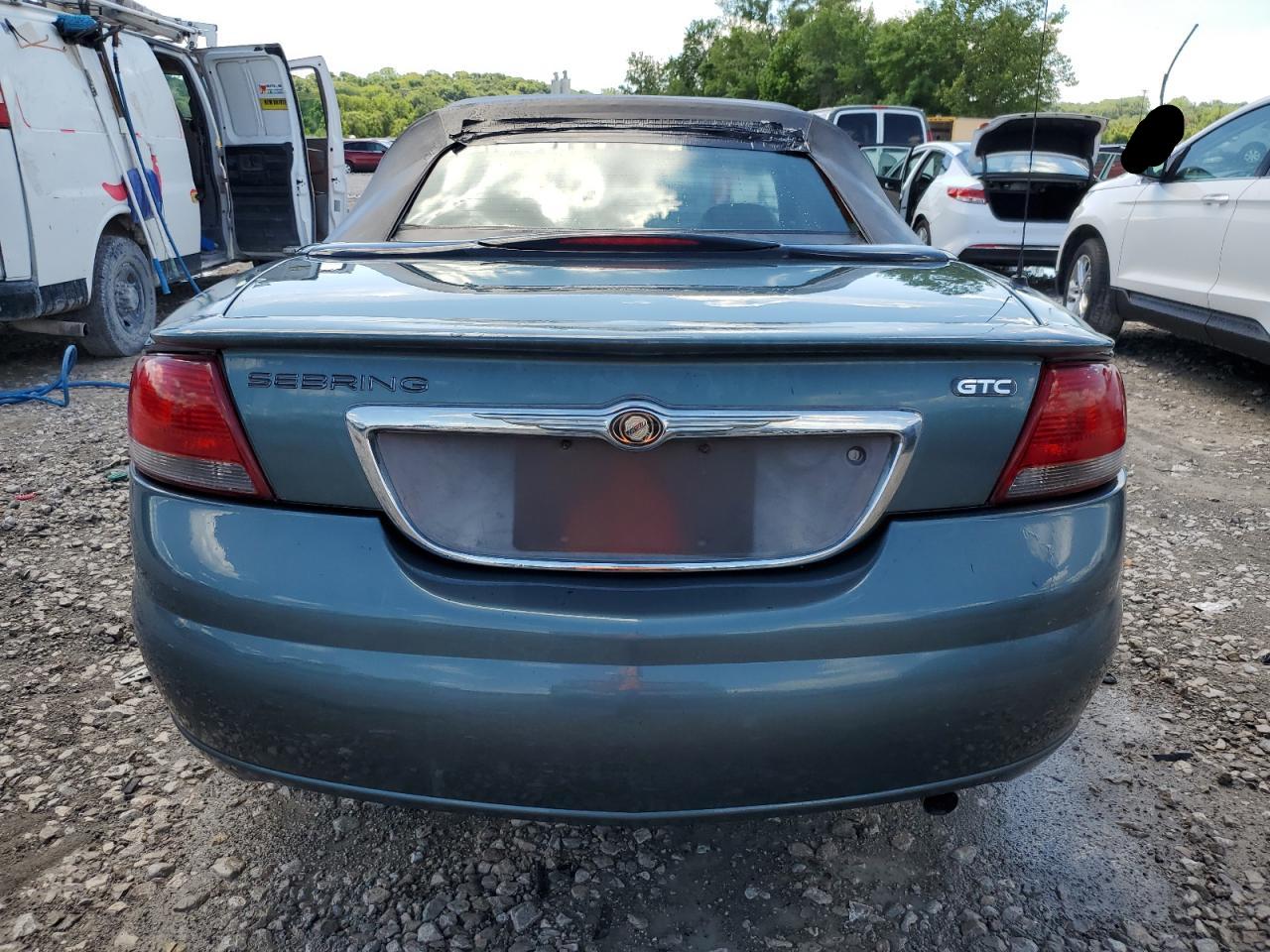 2006 Chrysler Sebring Gtc VIN: 1C3EL75R46N136189 Lot: 61035224