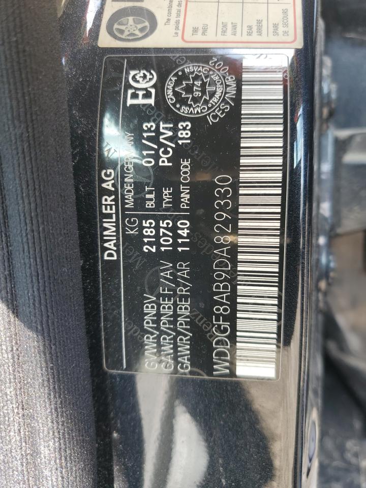 2013 Mercedes-Benz C 300 4Matic VIN: WDDGF8AB9DA829330 Lot: 63062904