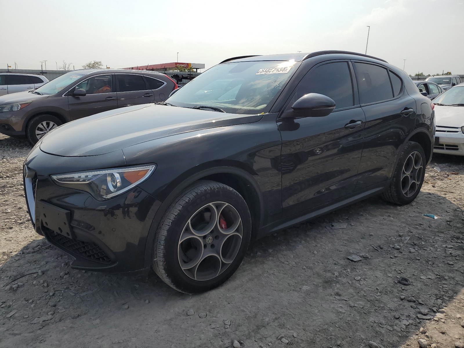 2018 Alfa Romeo Stelvio Ti Sport vin: ZASFAKNN3J7B85832