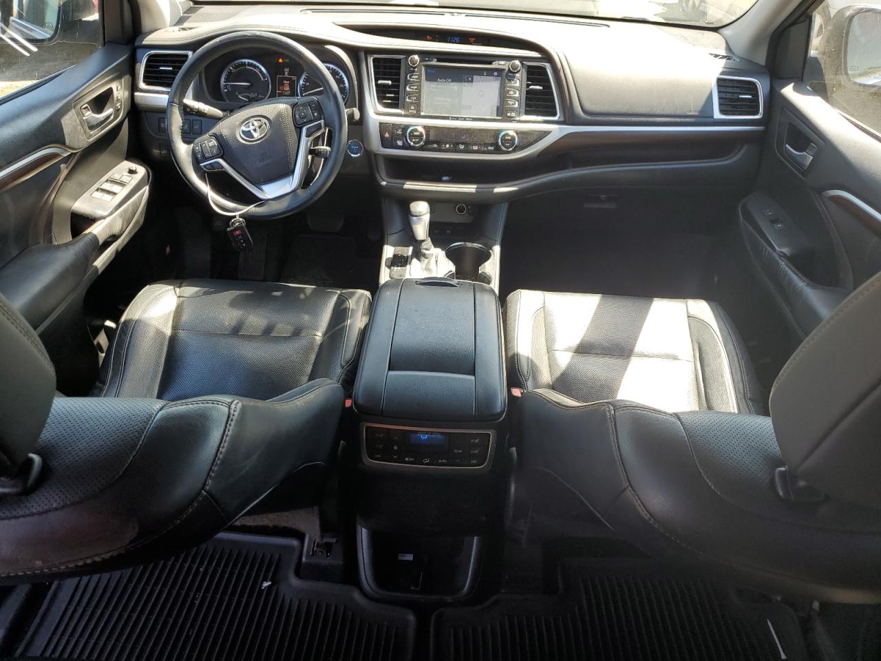 2016 Toyota Highlander Hybrid Limited VIN: 5TDDCRFH8GS015539 Lot: 63531514