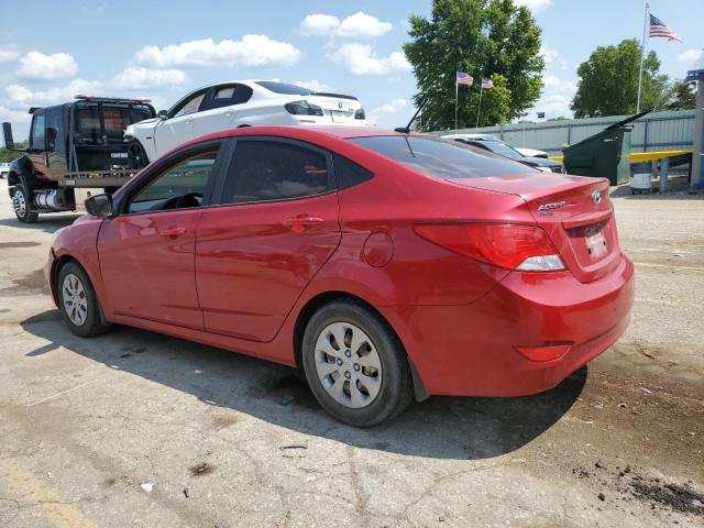 Sedans HYUNDAI ACCENT 2017 Czerwony