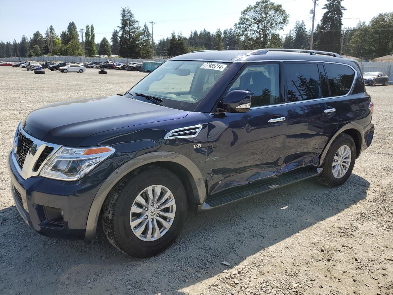 2019 Nissan Armada Sv VIN: JN8AY2NC4K9586748 Lot: 62935214