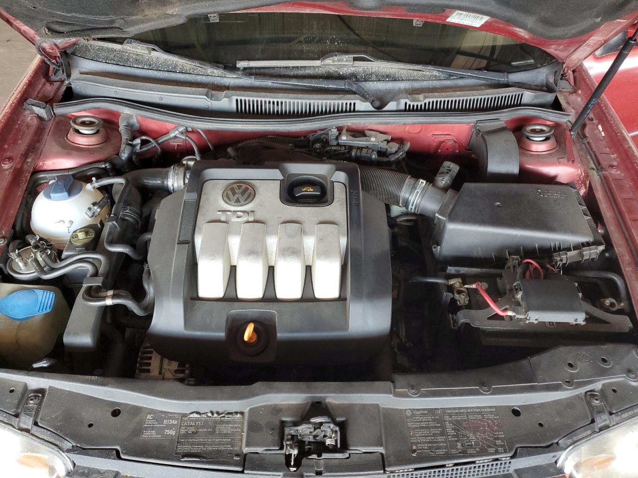 2004 Volkswagen Jetta Gls Tdi VIN: 3VWSR69M04M128262 Lot: 63886044