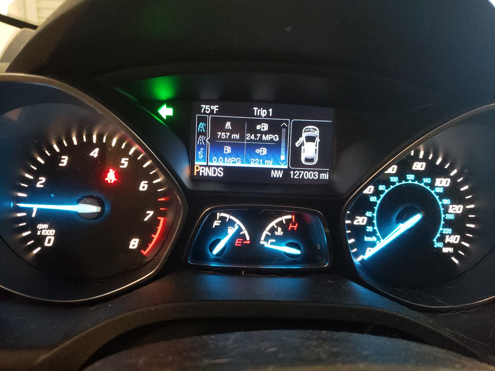 1FMCU9GX9EUD50182 2014 Ford Escape Se