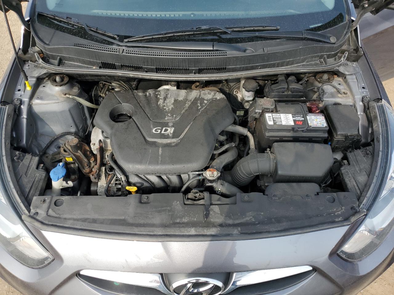 2014 Hyundai Accent Gls VIN: KMHCU5AE2EU153404 Lot: 62630894