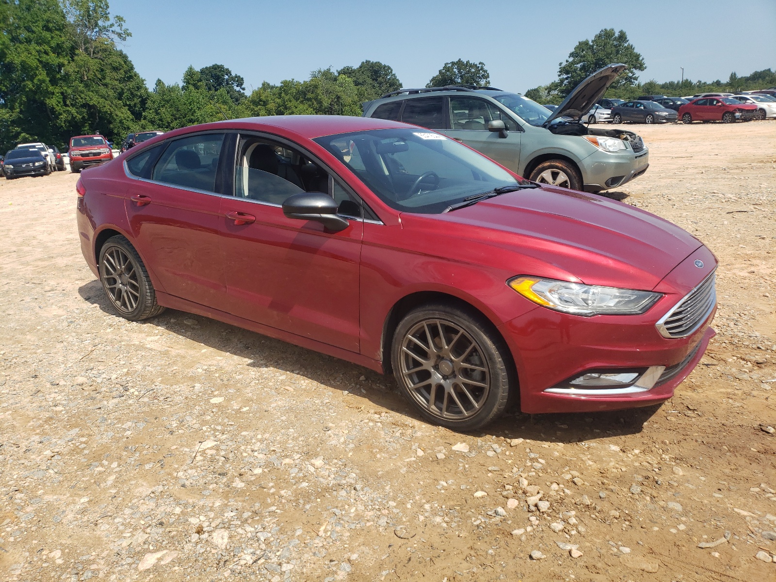 2017 Ford Fusion Se vin: 3FA6P0HDXHR297986