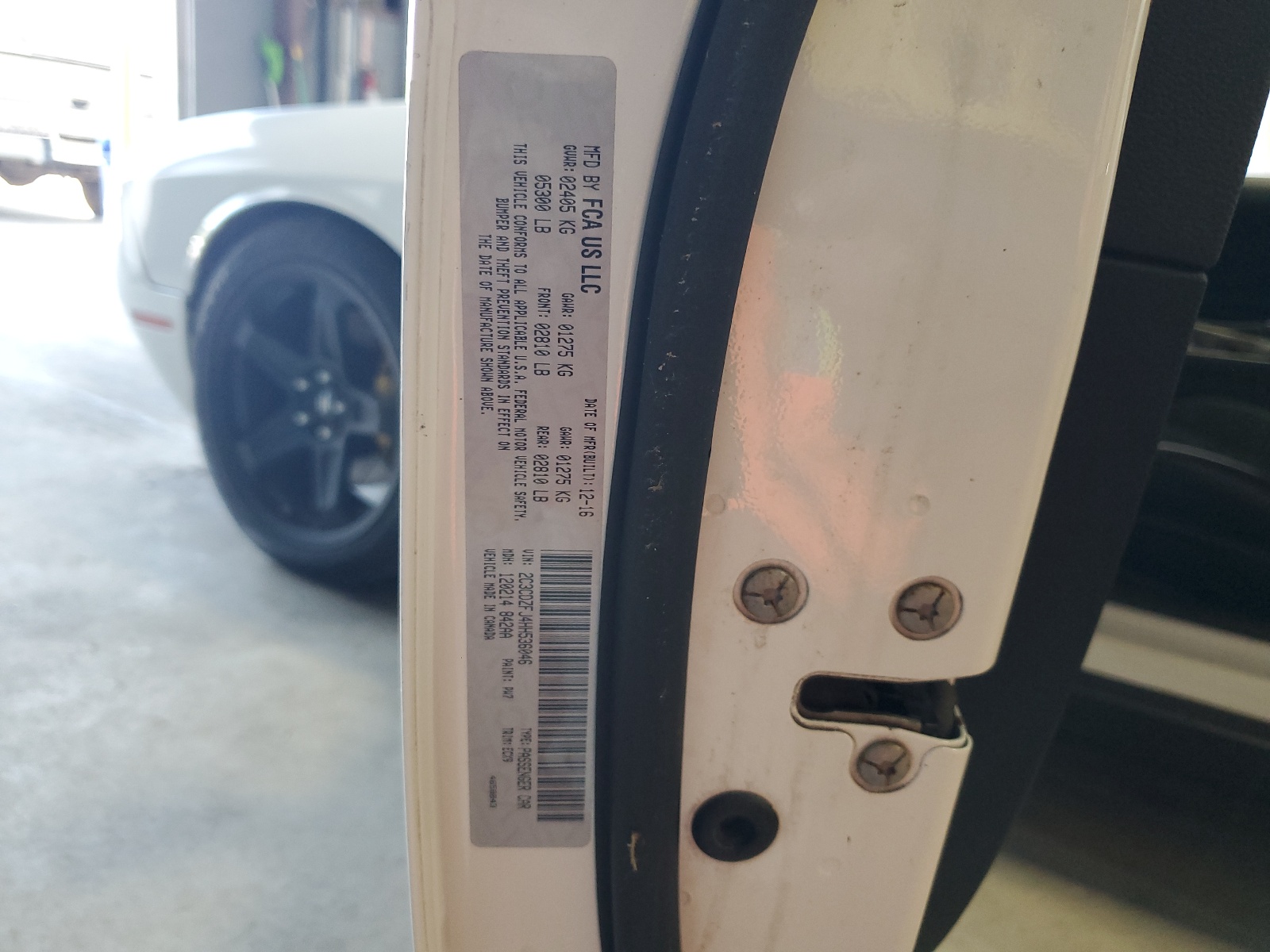 2C3CDZFJ4HH536046 2017 Dodge Challenger R/T 392