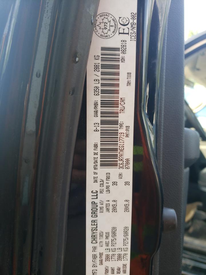 2014 Ram 1500 St VIN: 3C6JR7ATXEG117719 Lot: 64827684