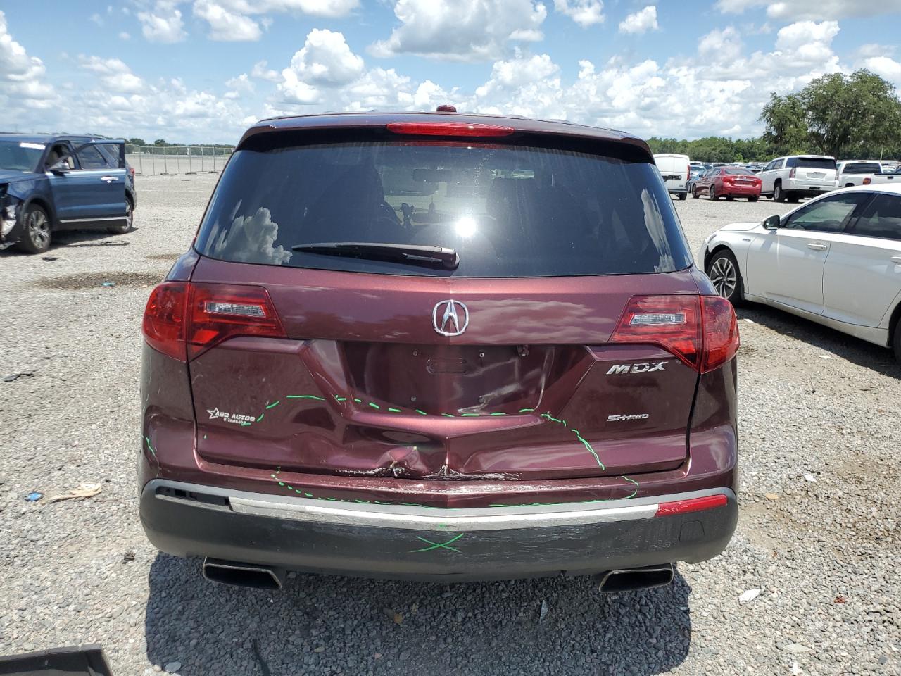 2013 Acura Mdx VIN: 2HNYD2H24DH509299 Lot: 63903104