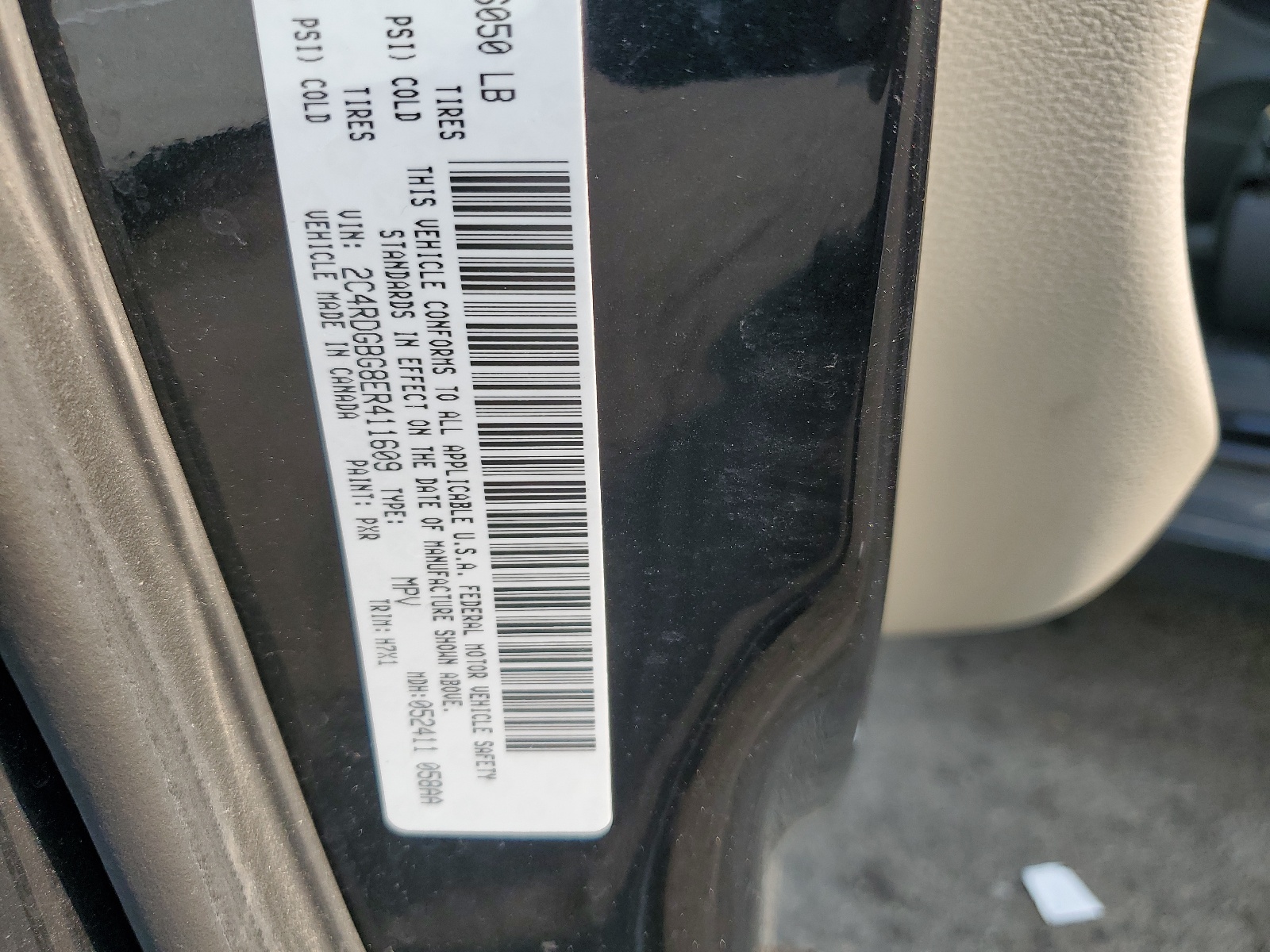 2C4RDGBG8ER411609 2014 Dodge Grand Caravan Se