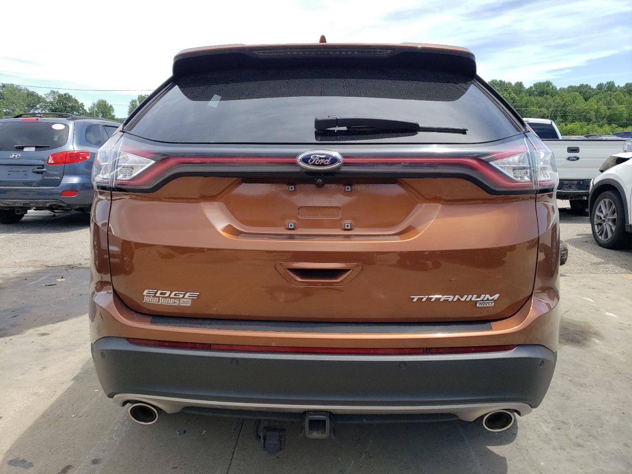 2017 Ford Edge Titanium VIN: 2FMPK4K8XHBB15519 Lot: 60120674