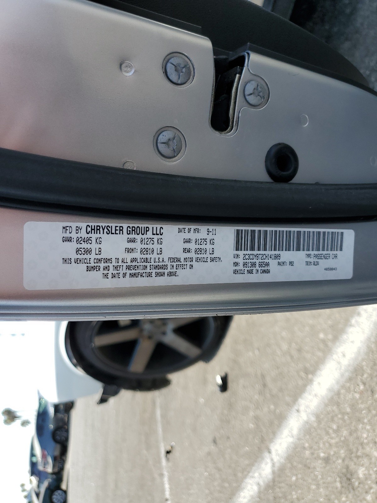 2C3CDYBT2CH141809 2012 Dodge Challenger R/T