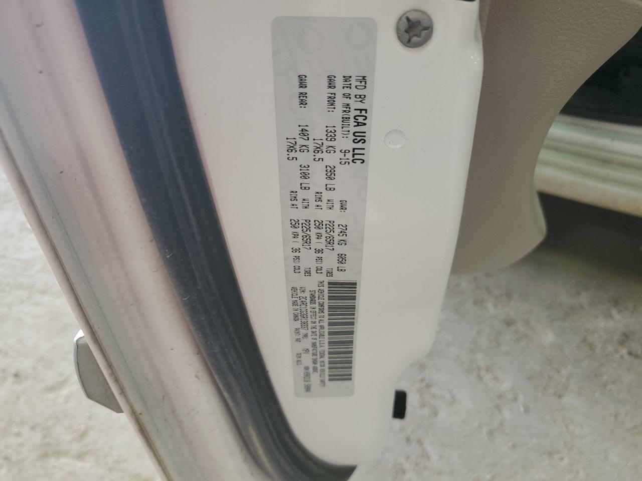 2016 Chrysler Town & Country Touring L VIN: 2C4RC1CG3GR138337 Lot: 64064094