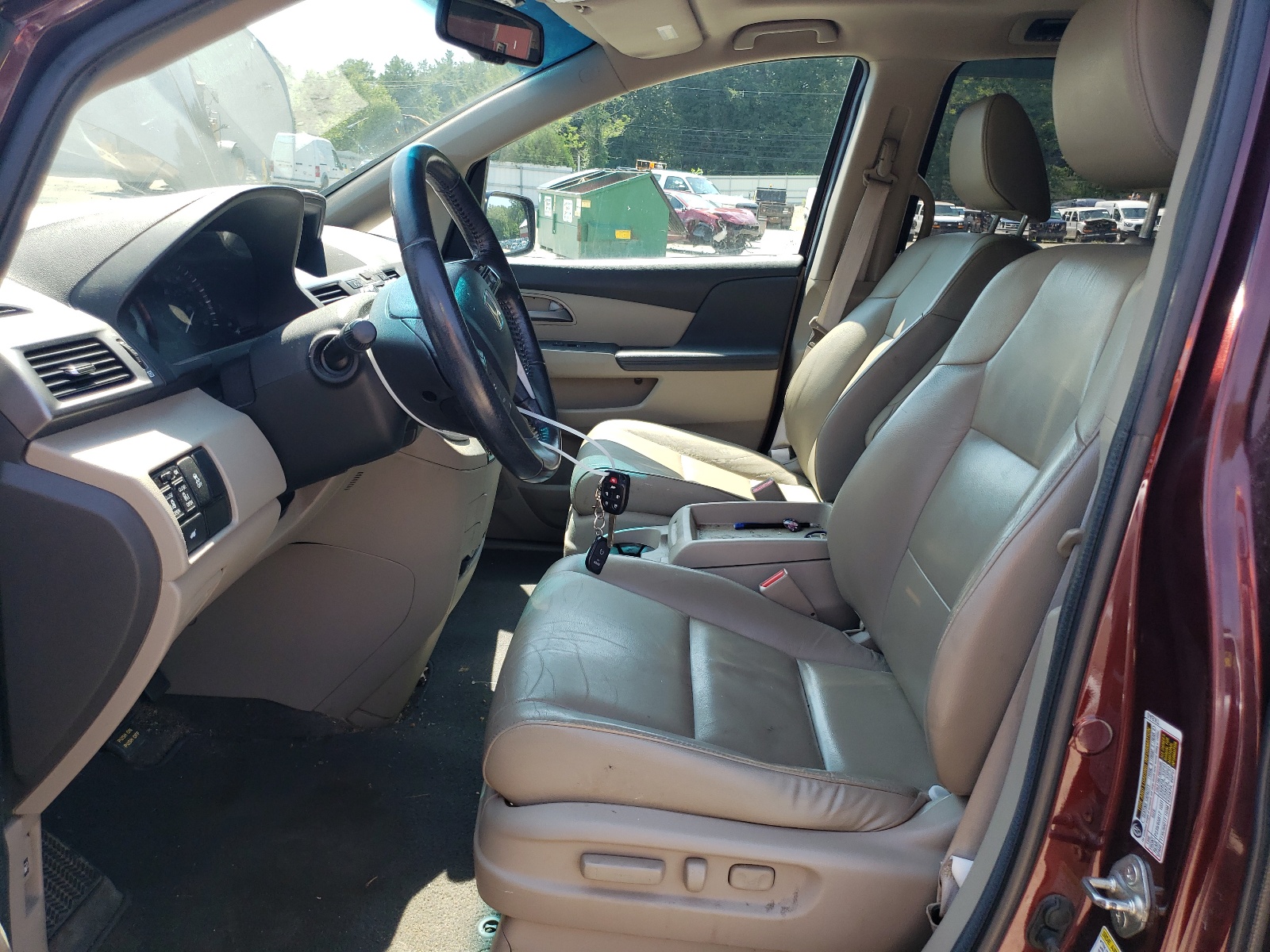 5FNRL5H67CB091844 2012 Honda Odyssey Exl