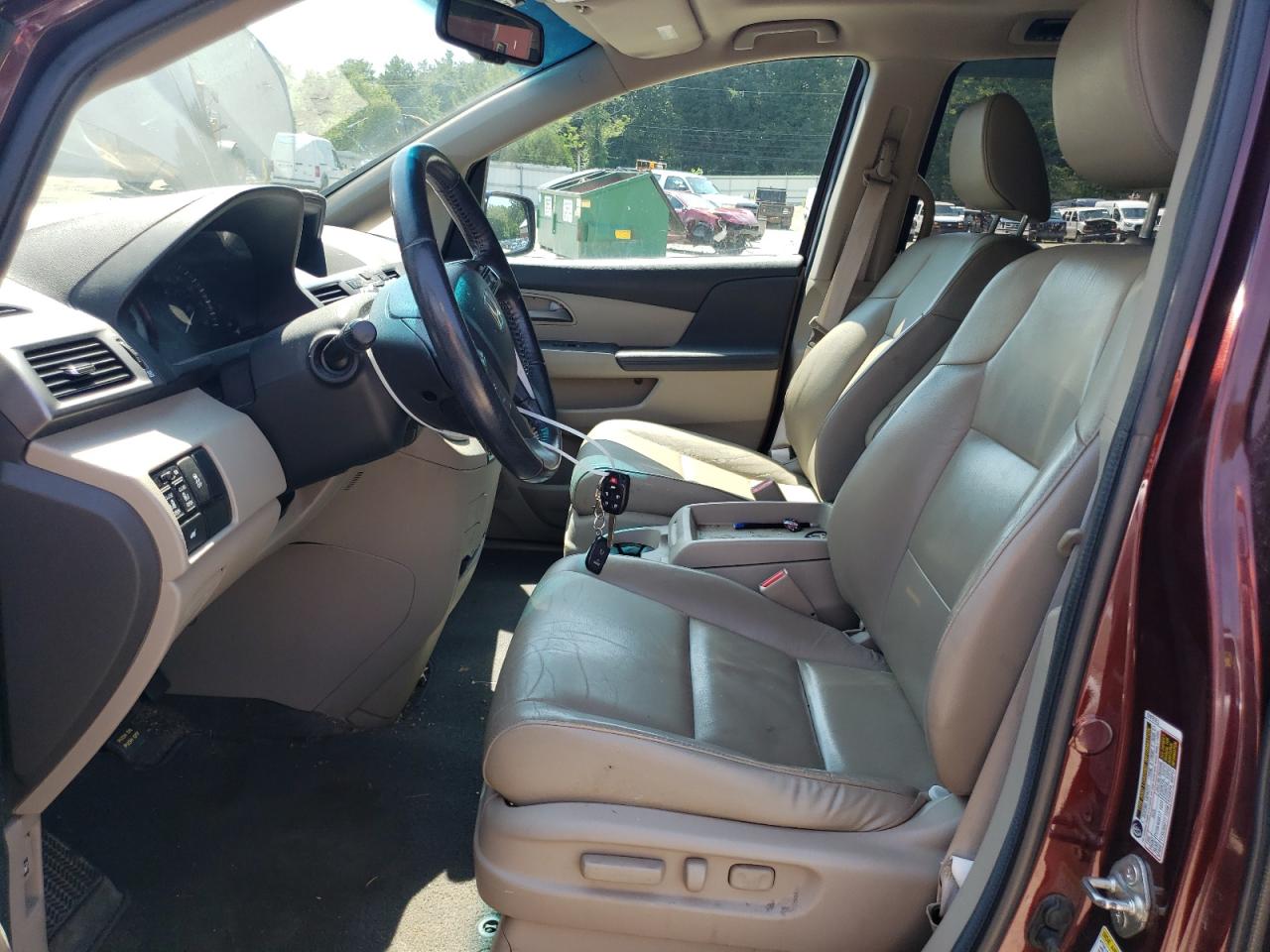 2012 Honda Odyssey Exl VIN: 5FNRL5H67CB091844 Lot: 63176424