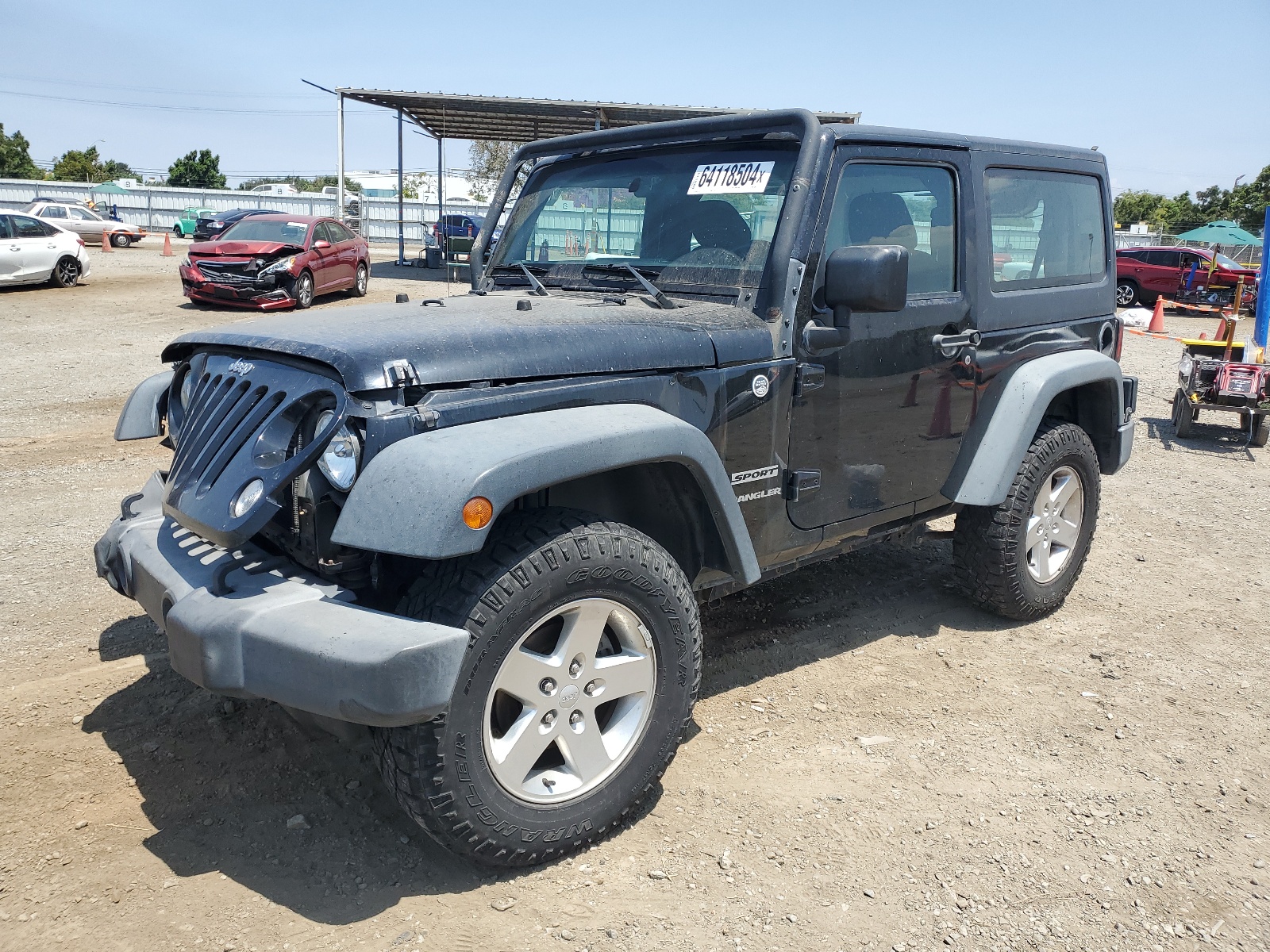 2015 Jeep Wrangler Sport vin: 1C4AJWAG6FL689131