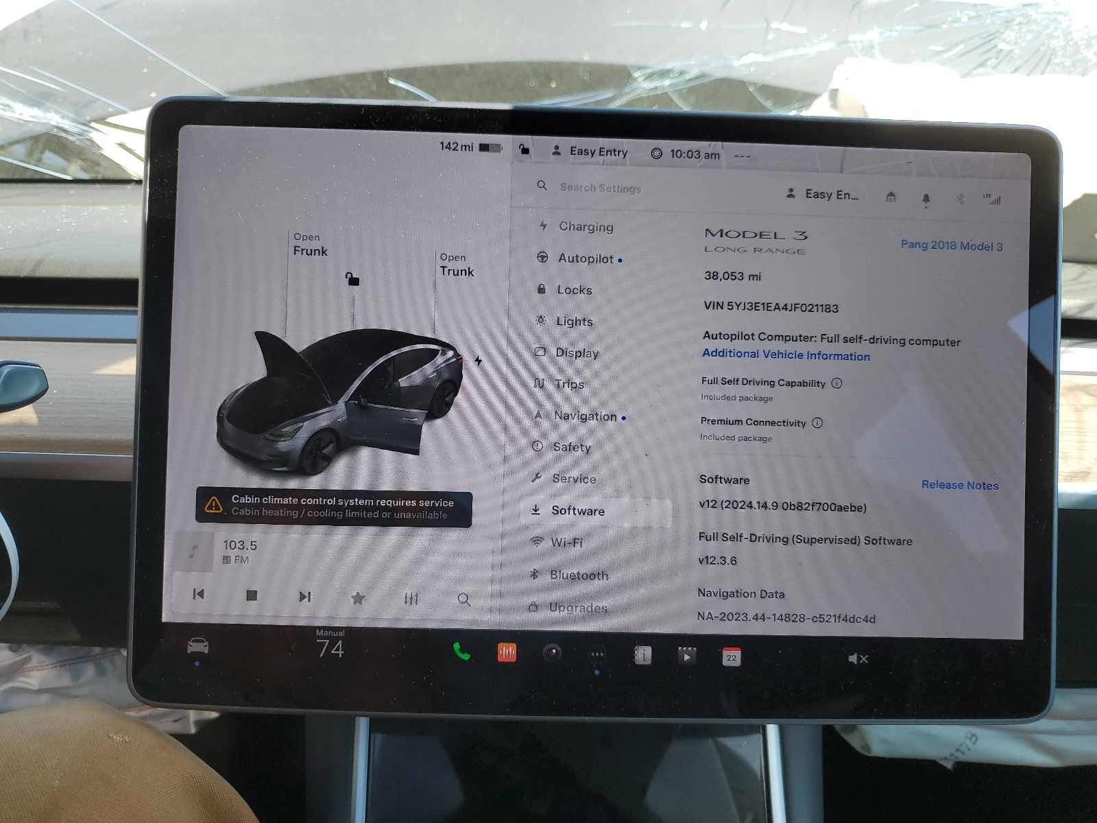 5YJ3E1EA4JF021183 2018 Tesla Model 3