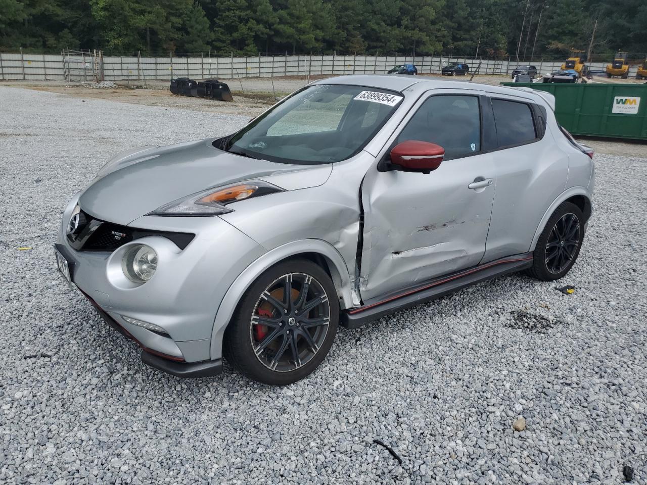 2015 Nissan Juke Nismo Rs VIN: JN8DF5MV3FT250590 Lot: 63899354