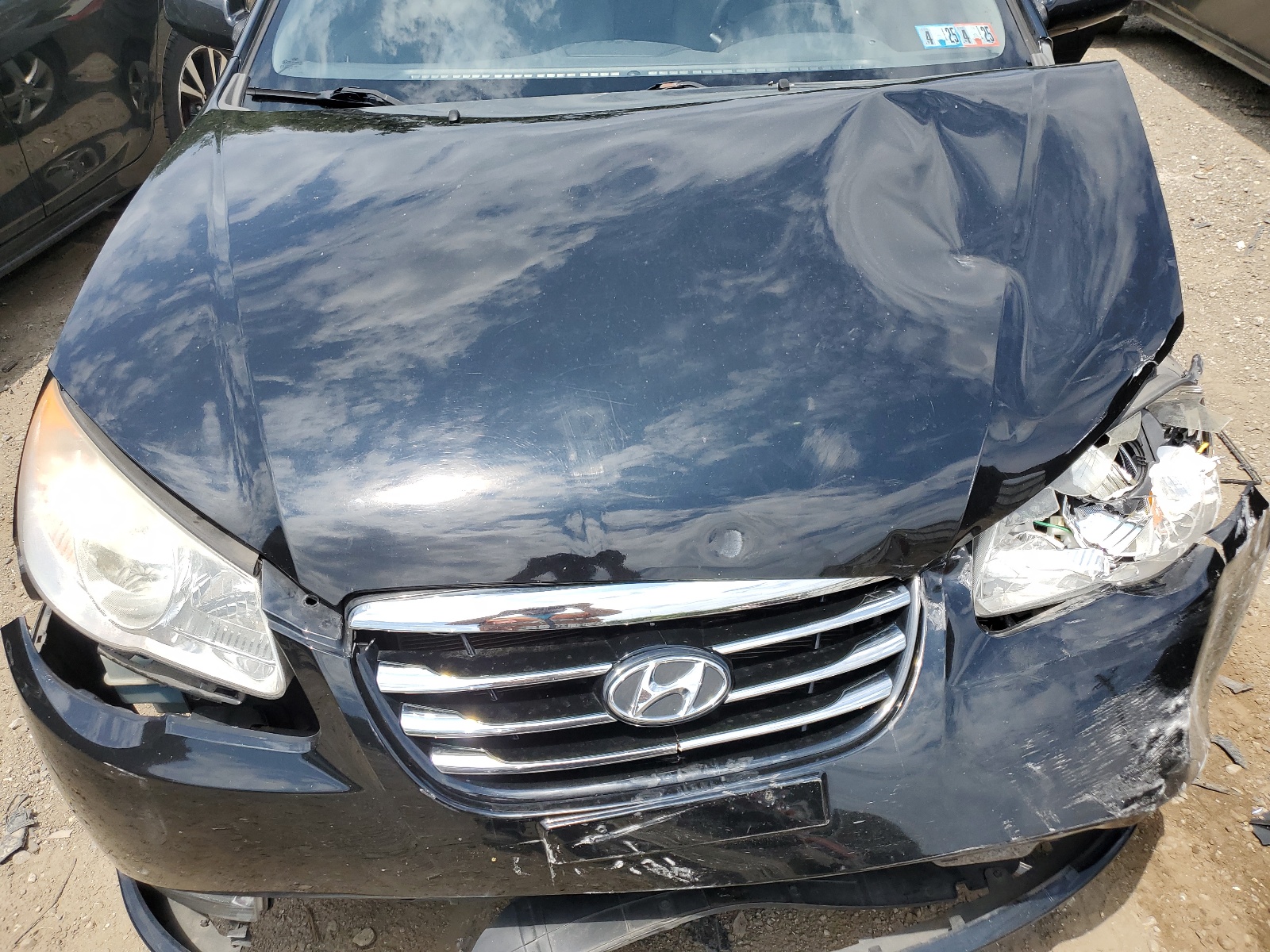 KMHDU4AD2AU989987 2010 Hyundai Elantra Blue