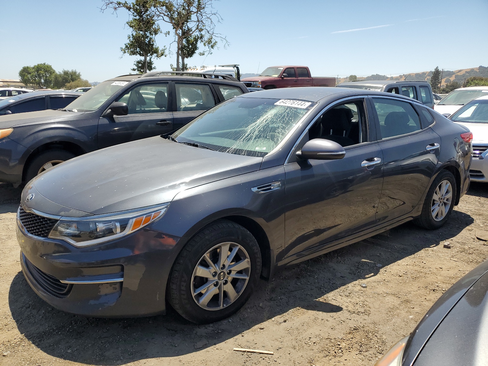 2016 Kia Optima Lx vin: KNAGT4L37G5106944