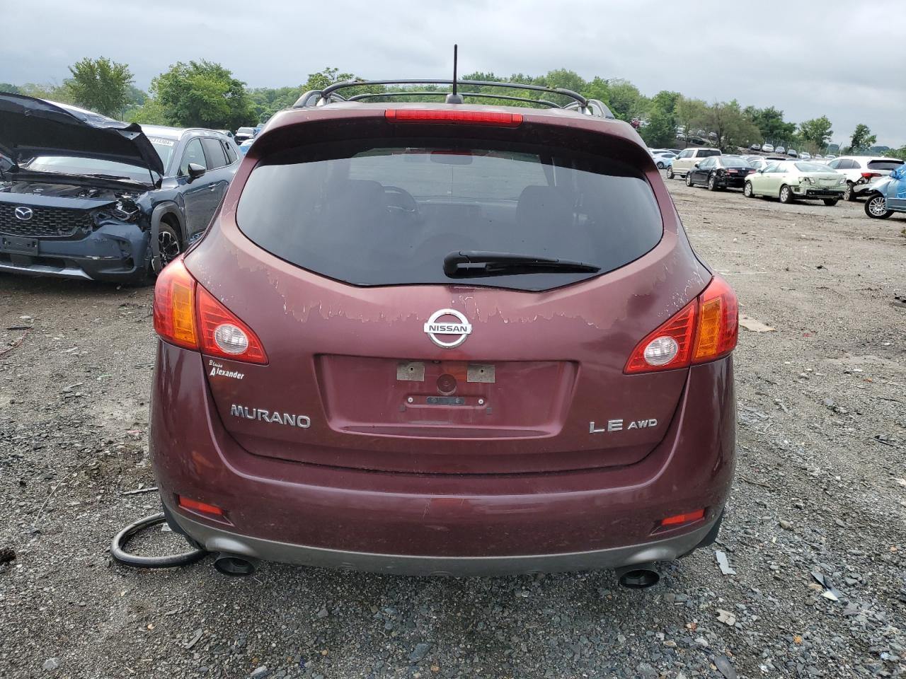 2009 Nissan Murano S VIN: JN8AZ18W09W102776 Lot: 64642384
