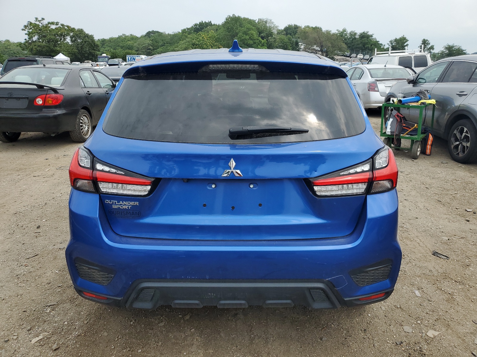 2021 Mitsubishi Outlander Sport Es vin: JA4APUAU7MU008002