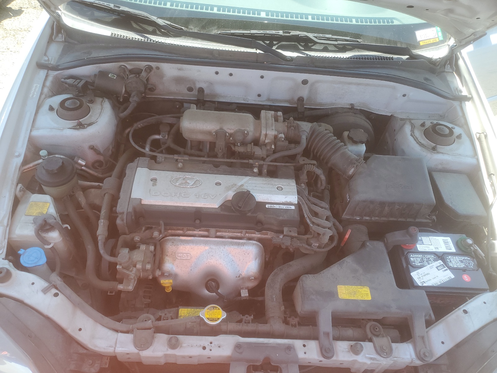 KMHCG45C35U657082 2005 Hyundai Accent Gl