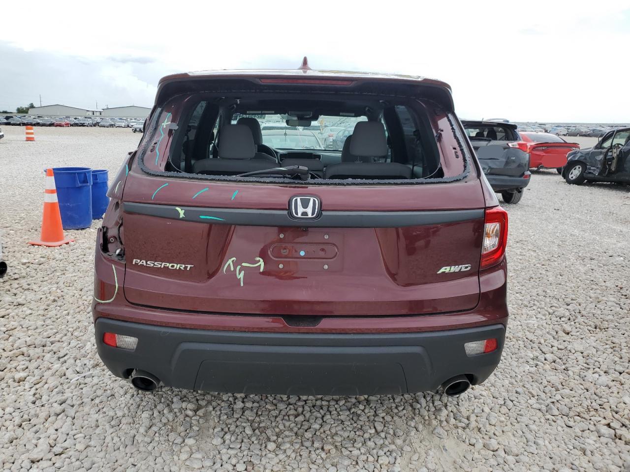 2021 Honda Passport Exl VIN: 5FNYF8H52MB001660 Lot: 62454734