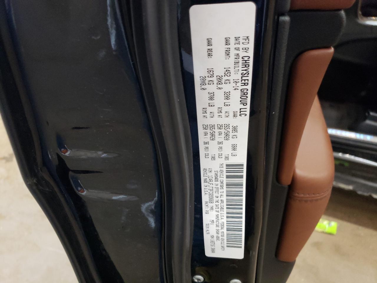 2015 Jeep Grand Cherokee Summit VIN: 1C4RJFJT3FC693668 Lot: 63188454